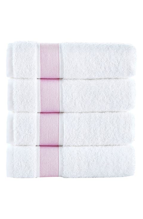 Ottoman Rolls 4-Pack Turkish Cotton Bath Towels