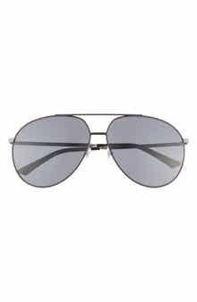 Gucci Novelty 64mm Aviator Sunglasses