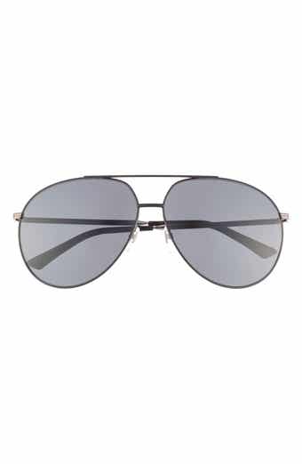 Gucci Novelty 64mm Aviator Sunglasses