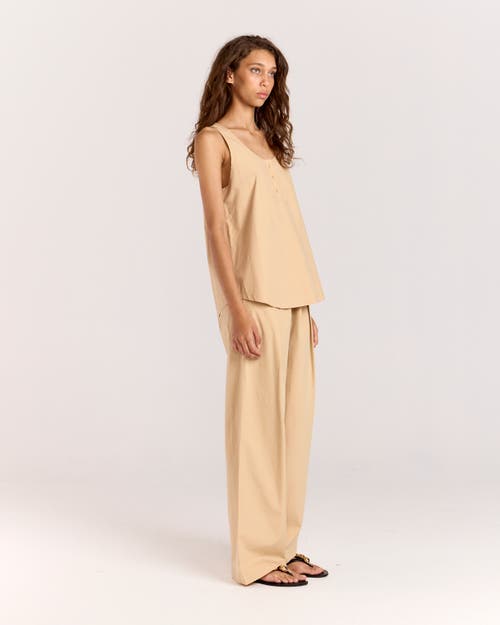 Romy Summer Tank In Tan