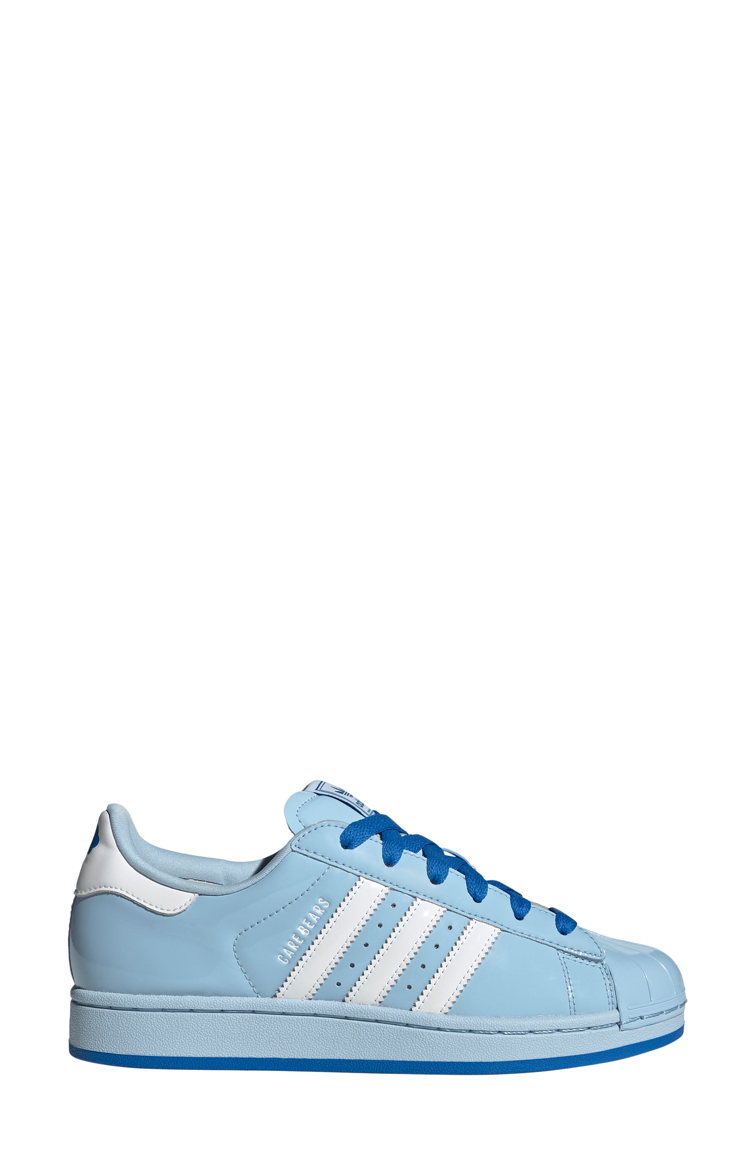 x Care Bears Superstar II Sneaker, Alternate, color, CLEAR SKY/ WHITE/ BLUEBIRD