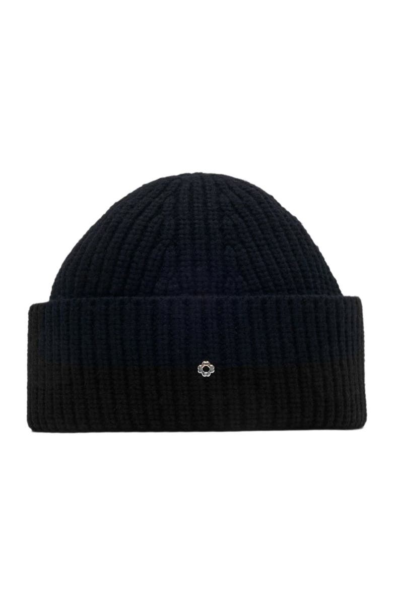 maje Wool and cashmere beanie, Alternate, color, Black