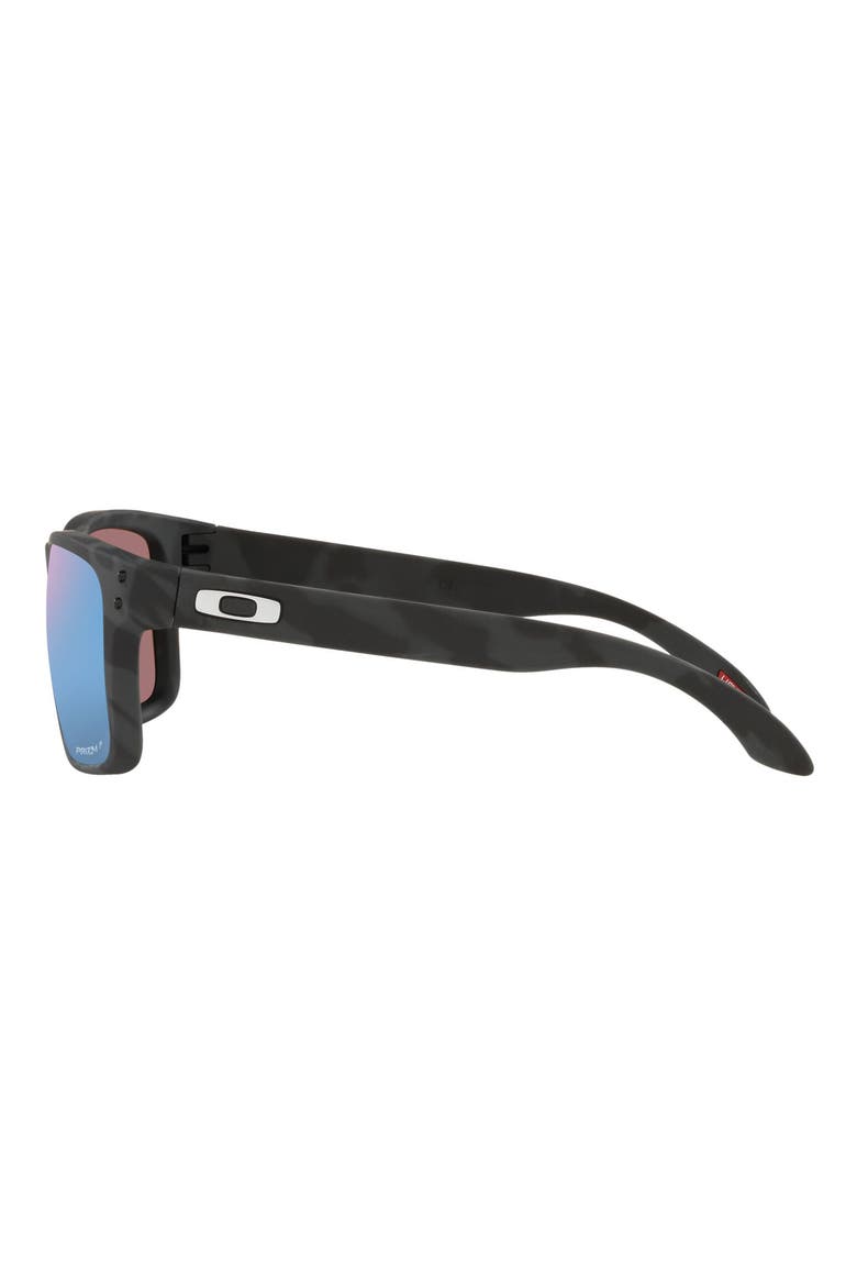 Holbrook™ 57mm Prizm™ Polarized Keyhole Sunglasses, Alternate, color, MATTE BLACK CAMO/ DEEP WATER