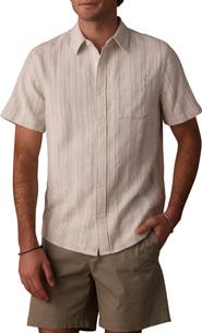 The Normal Brand Freshwater Short Sleeve Button-Up Shirt