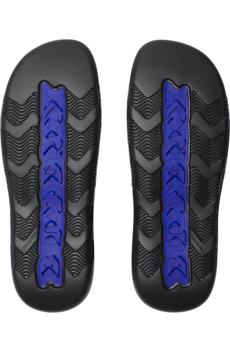 Burberry Dive Embossed Check Pool Slide Sandal, Alternate, color,