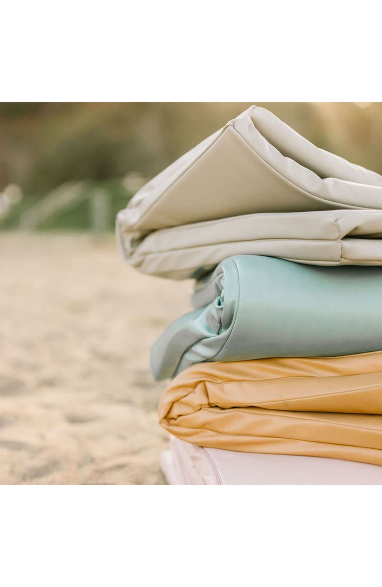 TOKI KIDS Padded Faux Leather Play Mat, Alternate, color, Grey