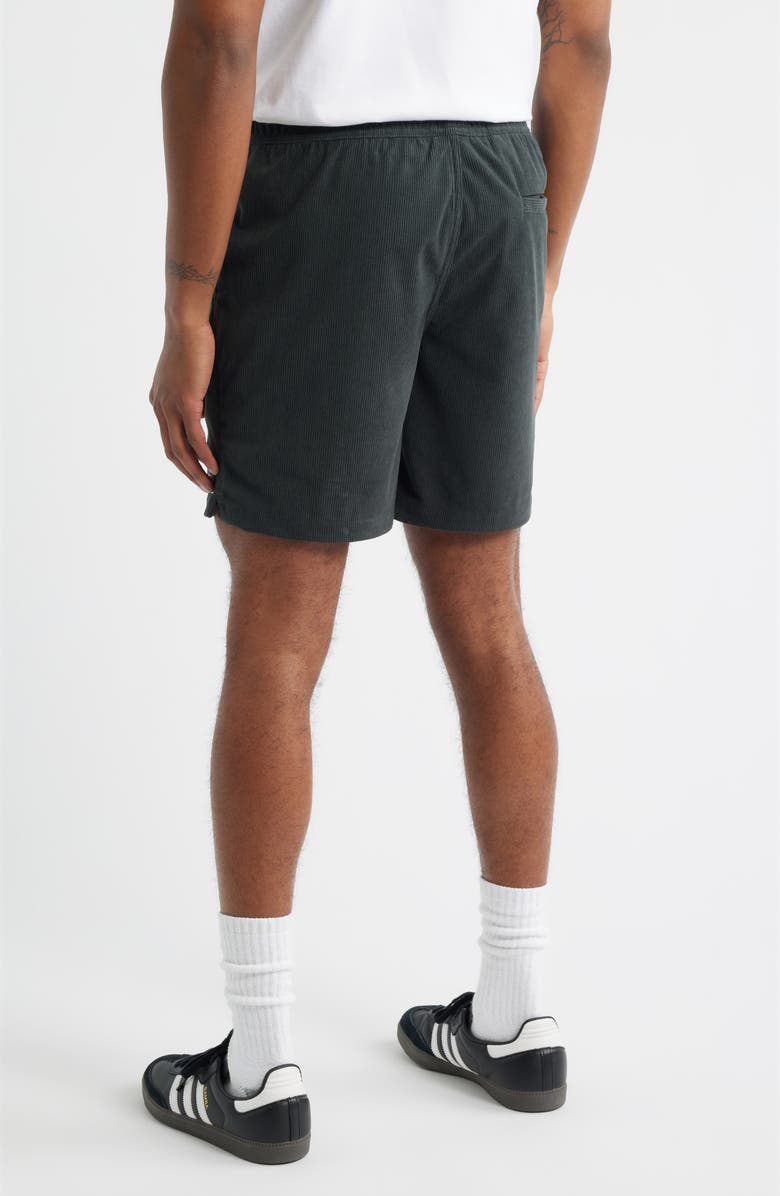 Brixton Everyday Corduroy Shorts, Alternate, color, Vintage Black