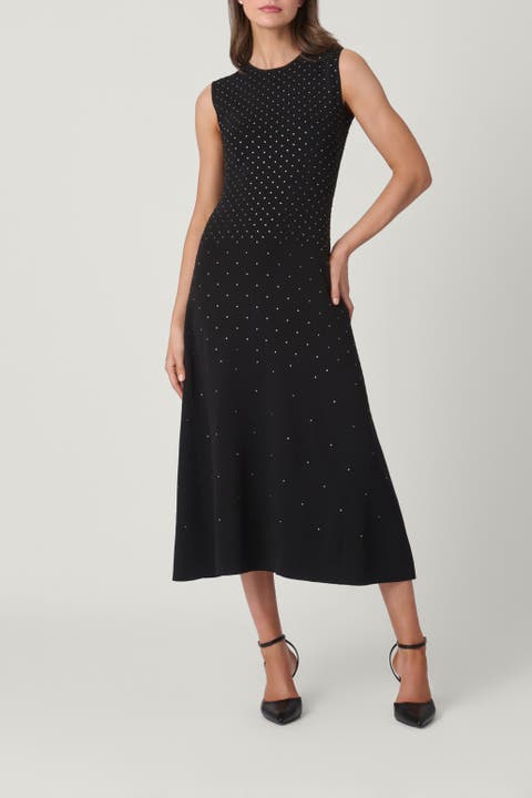 Crystal Embellished Knit Serenity Dress