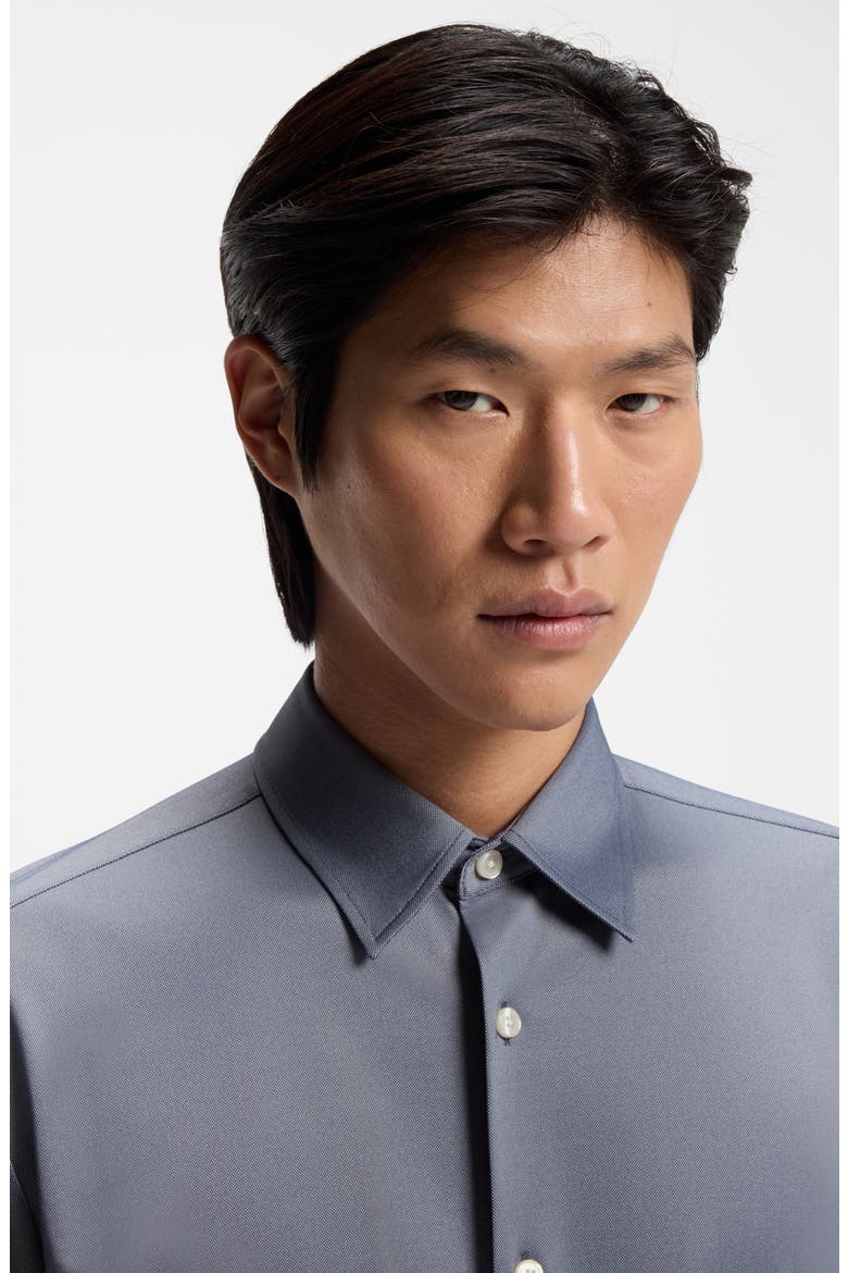 P-Liam Button-Up Shirt, Alternate, color, OPEN BLUE