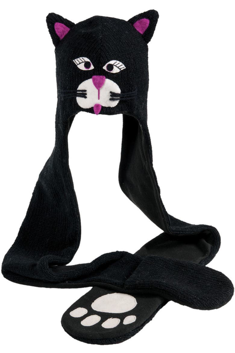 Cat Hatscarf, Main, color, White