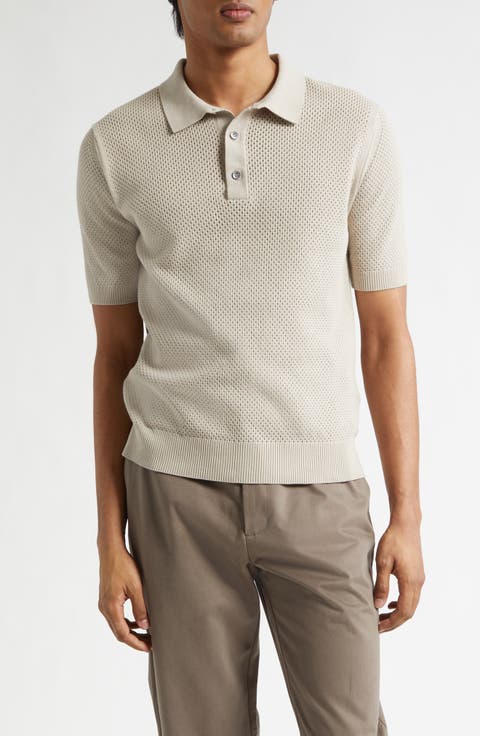 Cotton Mesh Polo