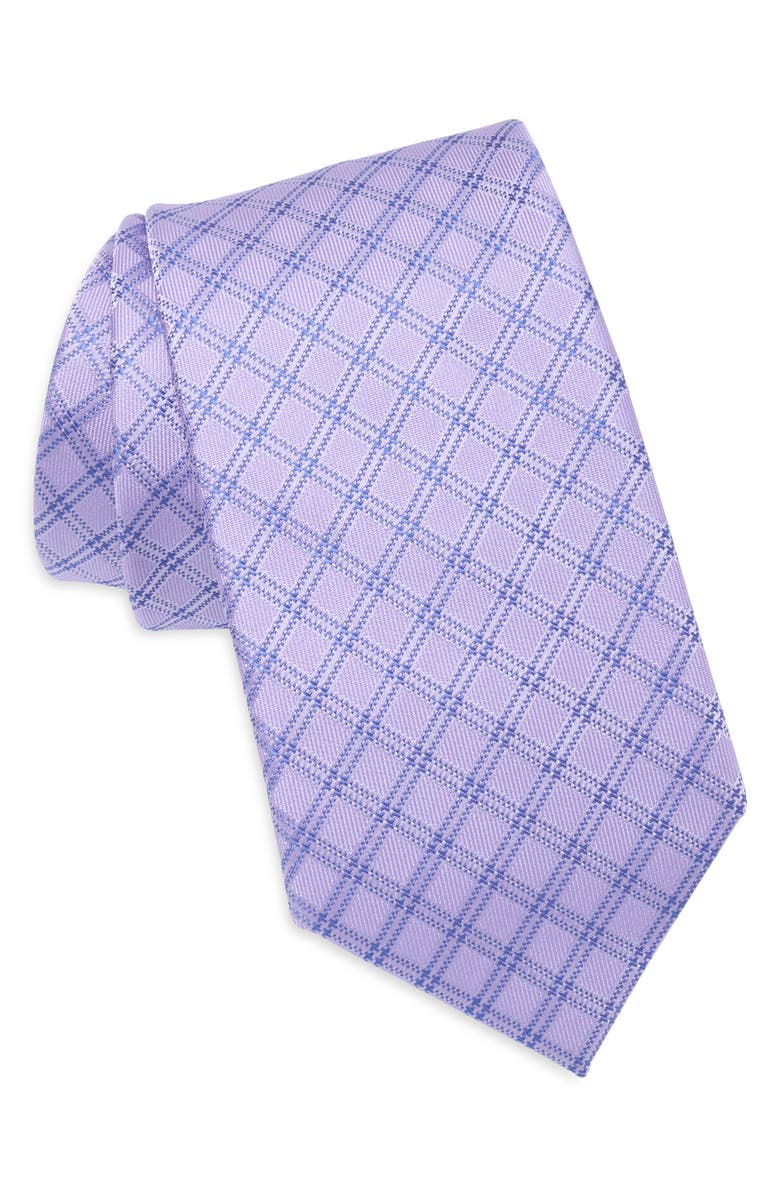 Tommy Hilfiger Pippa Grid Tie, Main, color, Purple
