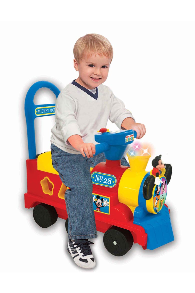 Disney Mickey Mouse Clubhouse Play N' Sort Activity Train Rideon, Alternate, color, Multicolored