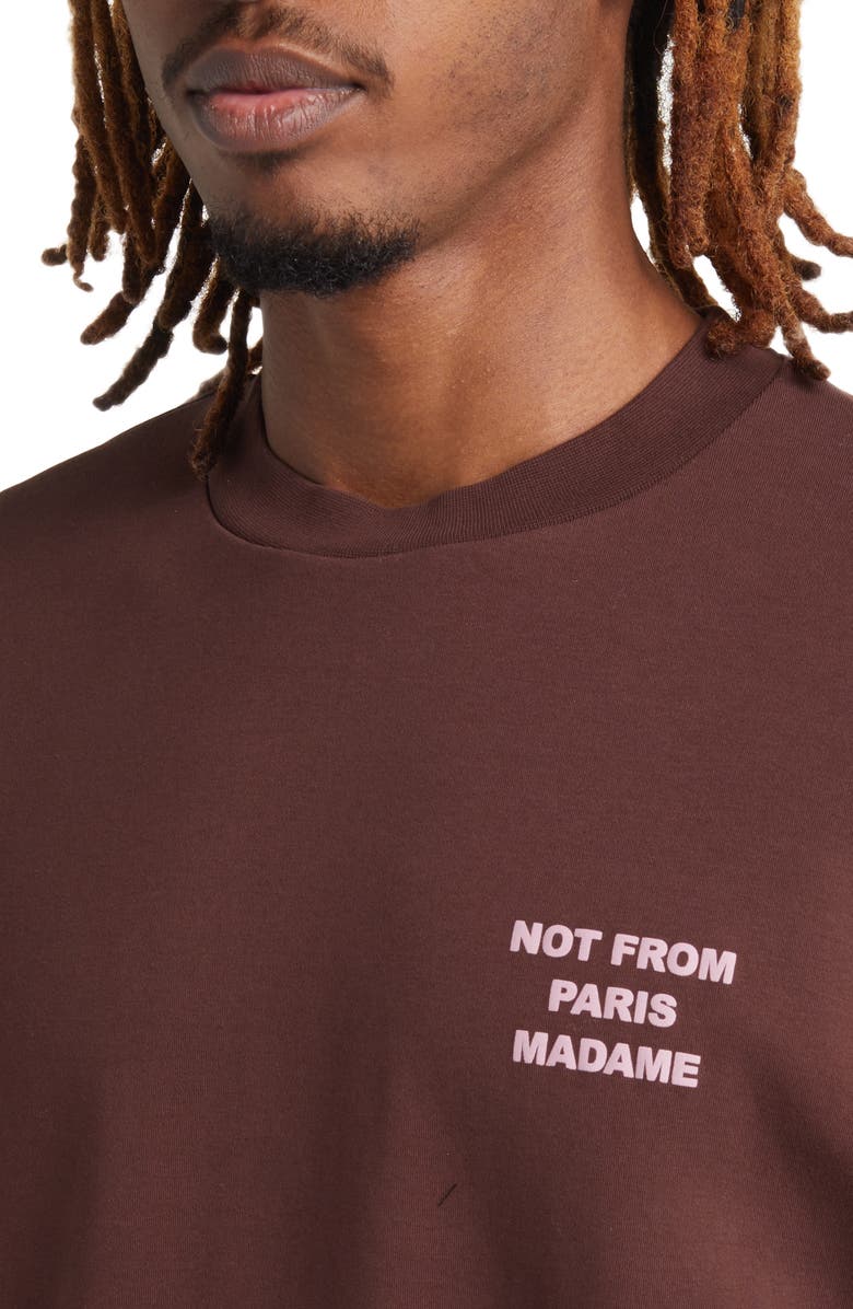 Drôle de Monsieur Le Slogan Logo Graphic T-Shirt, Alternate, color, 