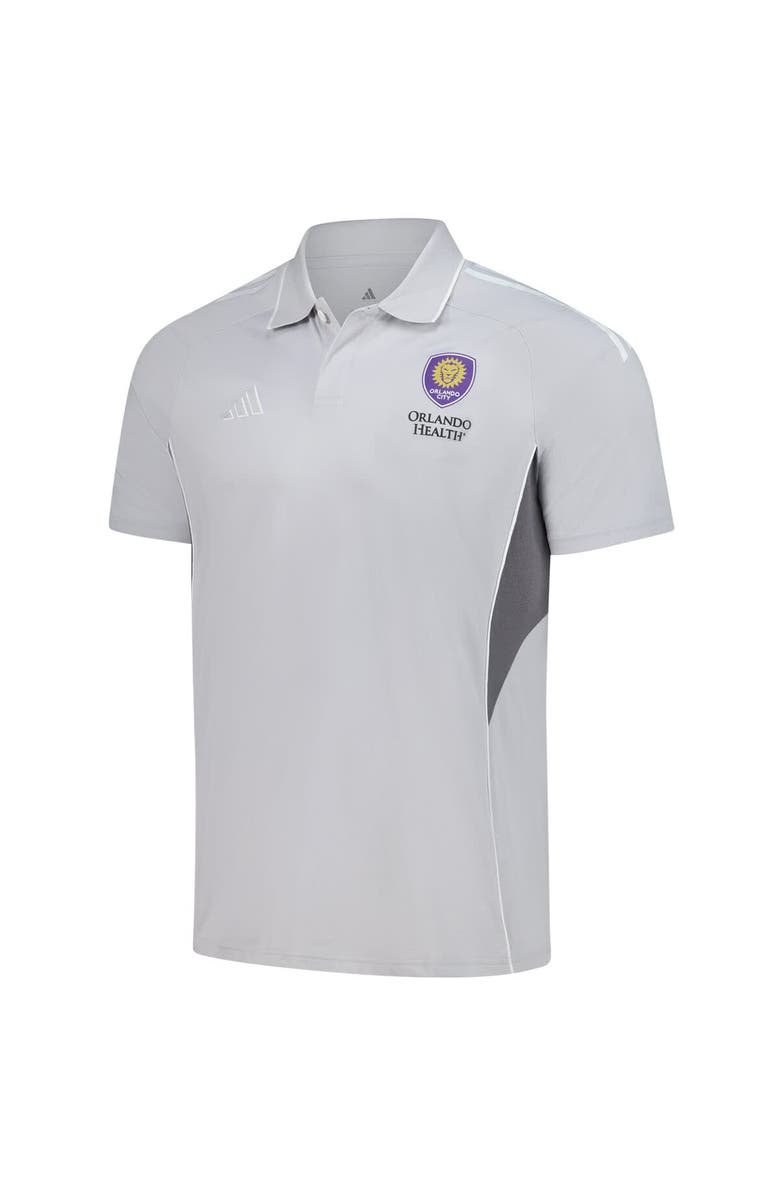 adidas Men's adidas Silver Orlando City SC 2025 Training Polo, Alternate, color, Silver