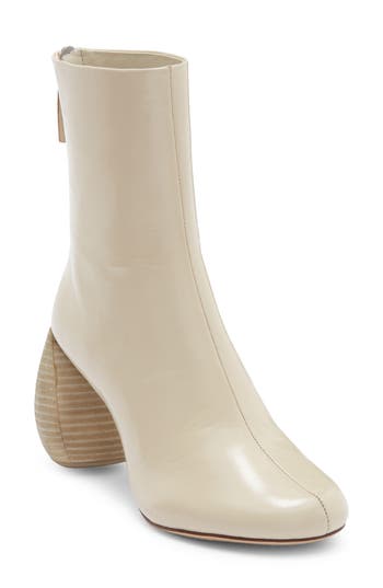 Cult Gaia Ryan Stacked Heel Boot In Neutral