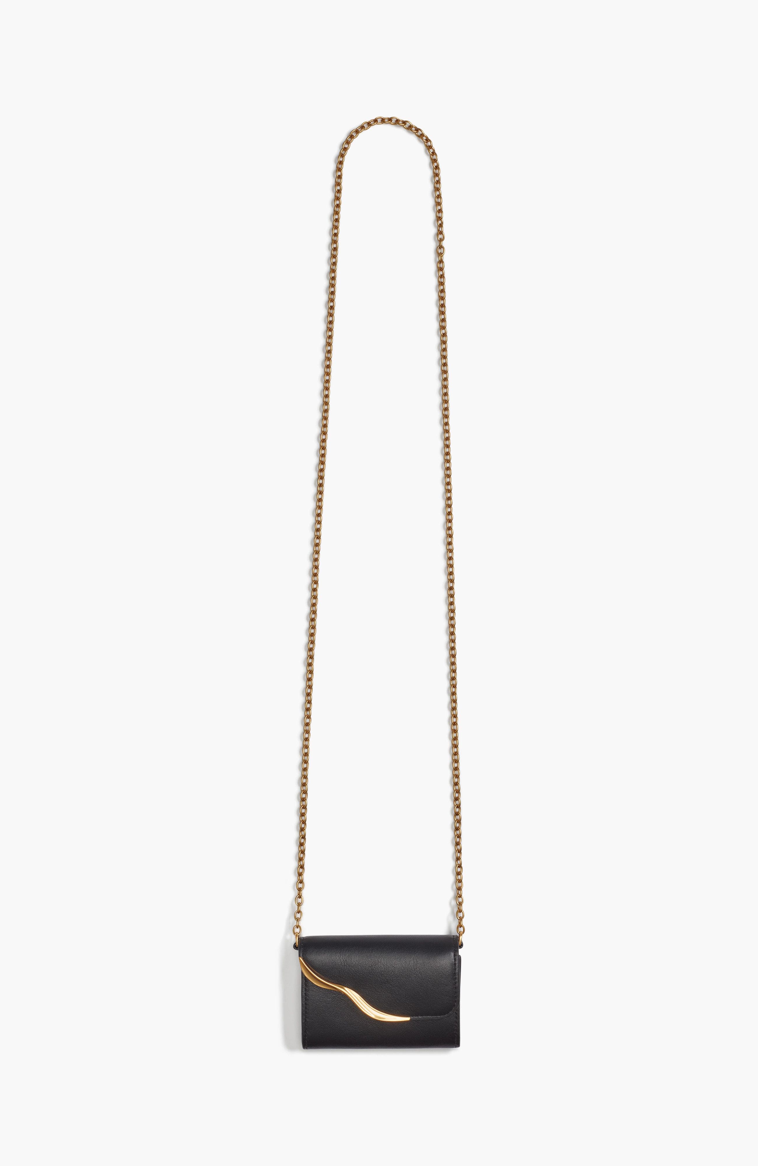 Donna Karan New York Malverne Wallet On String, Alternate, color, Black/Gold