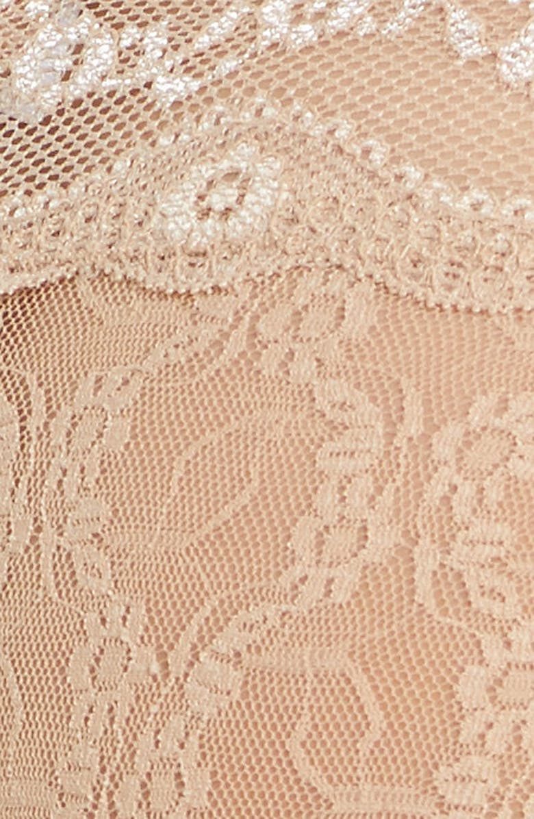 b.tempt'd by Wacoal 'Lace Kiss' Bikini, Alternate, color, Au Natural