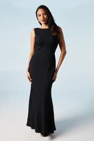 Coast Cowl Back Maxi Bridesmaid Dress