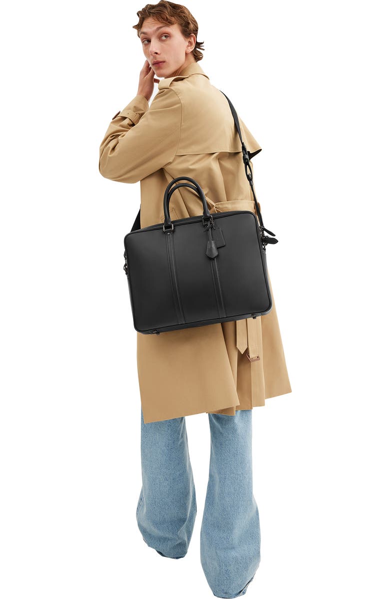 COACH Metropolitan Leather Briefcase, Alternate, color,
