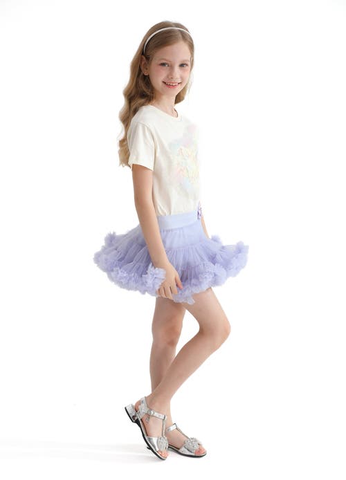 Mimi Tutu Purple Lavender Bow Tulle Skirt In Purple Pastel