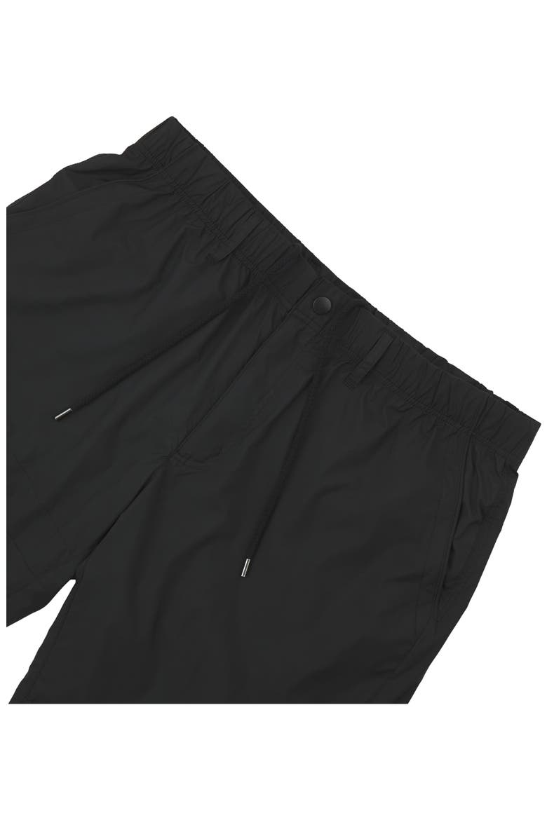 Logo Reflective Track Shorts, Alternate, color, BLACK