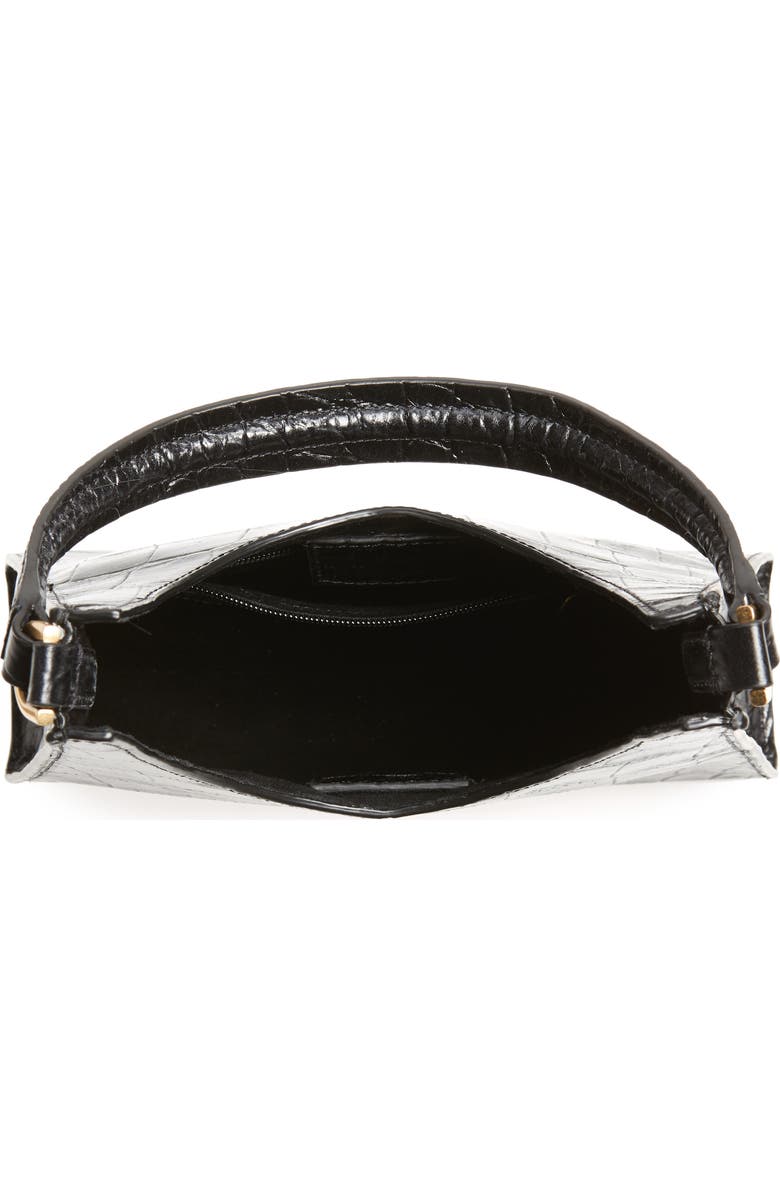 STAUD Small Rey Leather Shoulder Bag, Alternate, color,