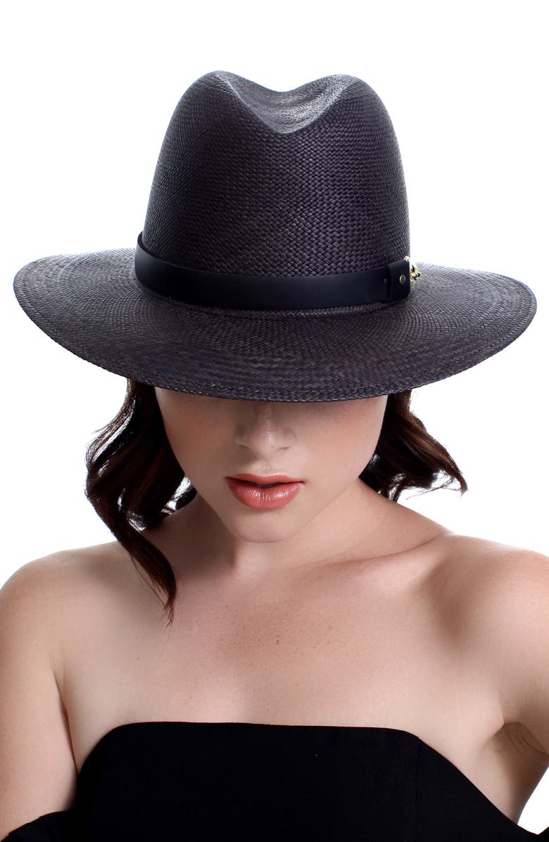 Bijou Van Ness The Marlene Straw Panama Hat, Alternate, color, 
