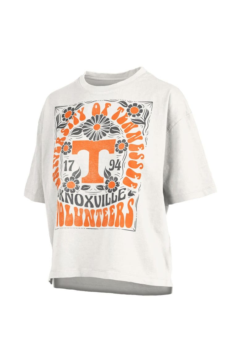 Women's Pressbox White Tennessee Volunteers Harmony Oversized T-Shirt, Alternate, color, White