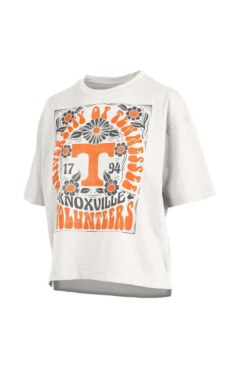 PRESSBOX Women's Pressbox White Tennessee Volunteers Harmony Oversized T-Shirt, Alternate, color, White