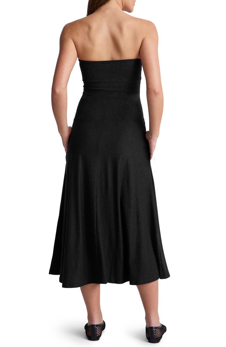 Beyond Yoga Strapless Maxi Dress, Alternate, color, Darkest Night