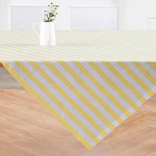 Solino Home Linen Table Throw In Yellow