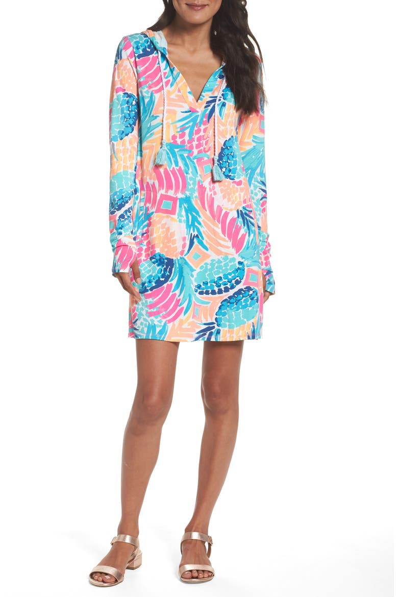 Rylie UPF 50+ Shift Dress, Main, color, MULTI