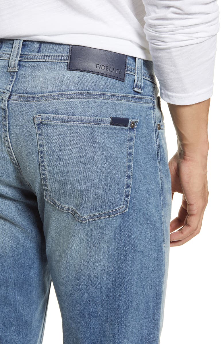 Fidelity Denim Jimmy Slim Straight Leg Jeans, Alternate, color,