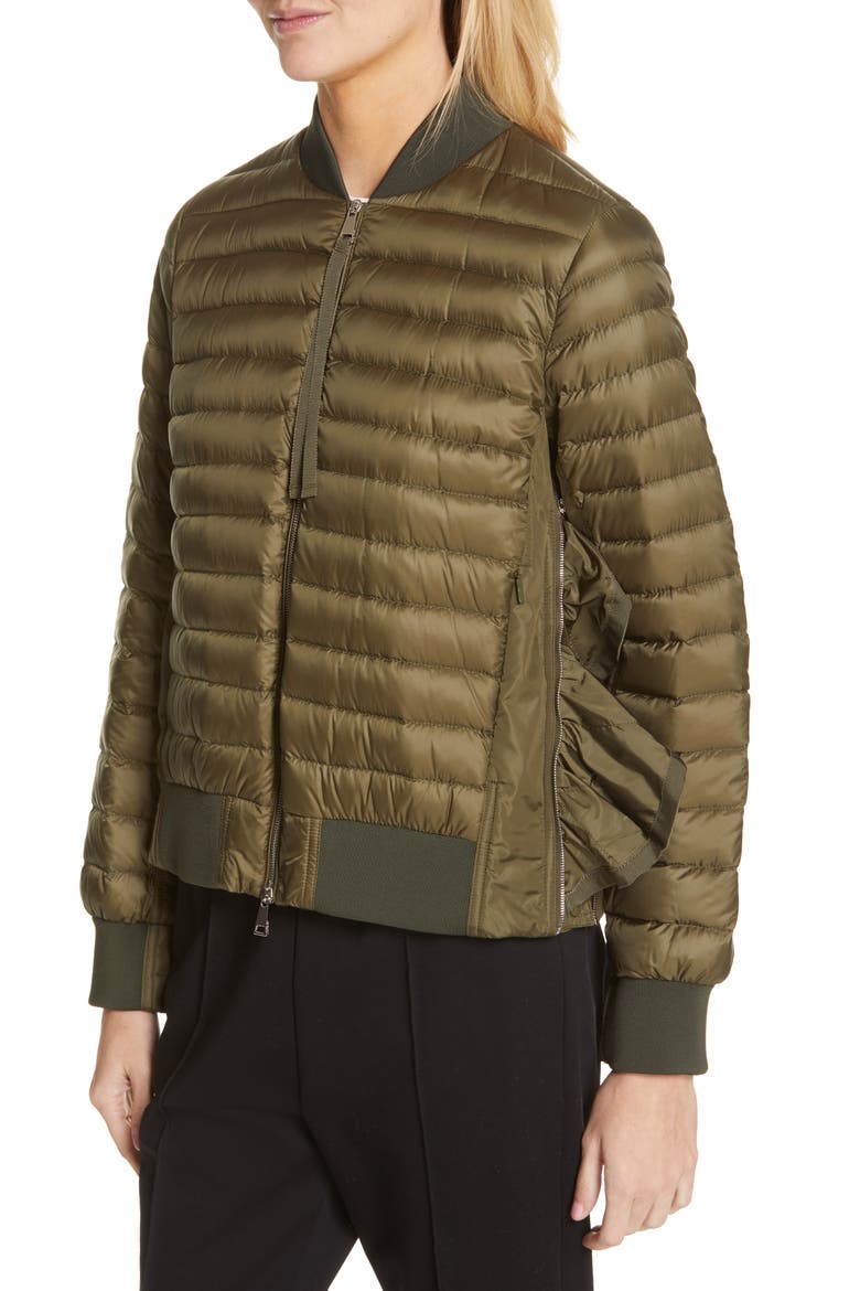 Rome Quilted Down Jacket, Alternate, color, DARK GREEN