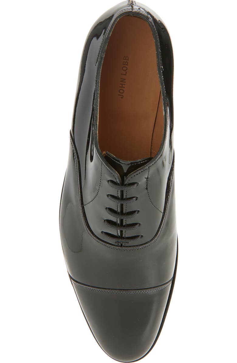 John Lobb City II Cap Toe Oxford, Alternate, color, Black