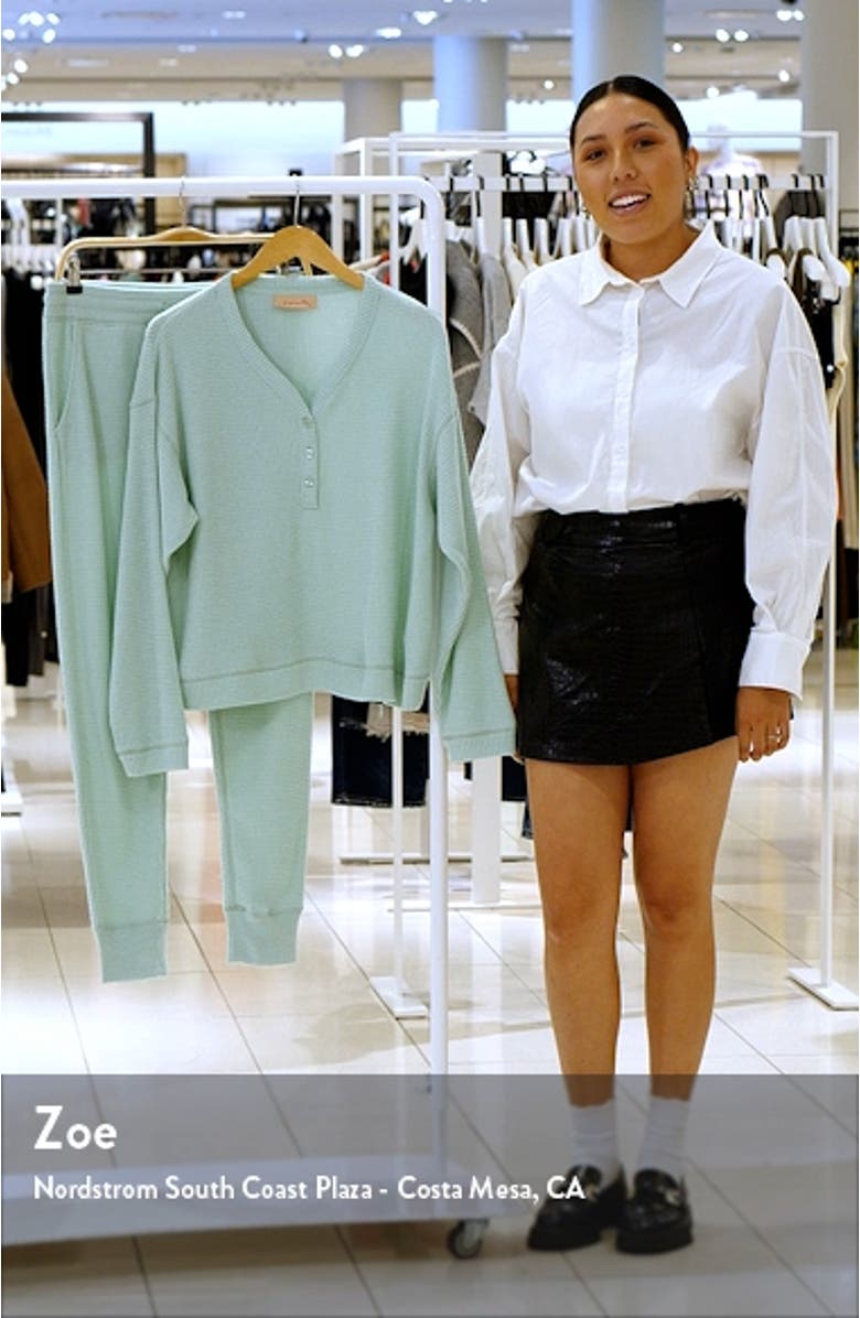 Waffle Knit Pajamas, sales video thumbnail