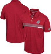 COLOSSEUM Men's Colosseum  Crimson Washington State Cougars No Problemo Polo
