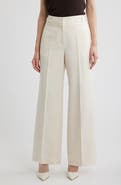Elie Tahari The Leah Pleated Wide Leg Pants