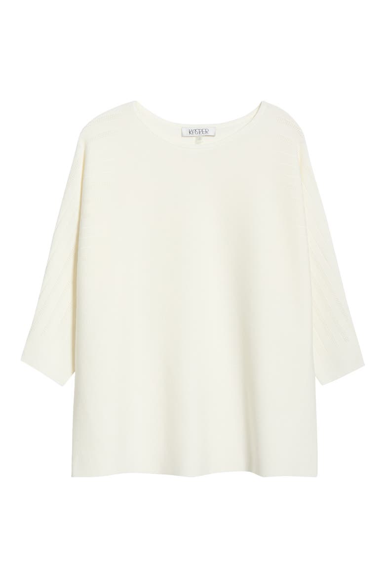 Stripe Dolman Sleeve Sweater, Alternate, color, VANILLA ICE