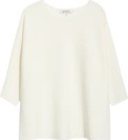 KASPER Stripe Dolman Sleeve Sweater