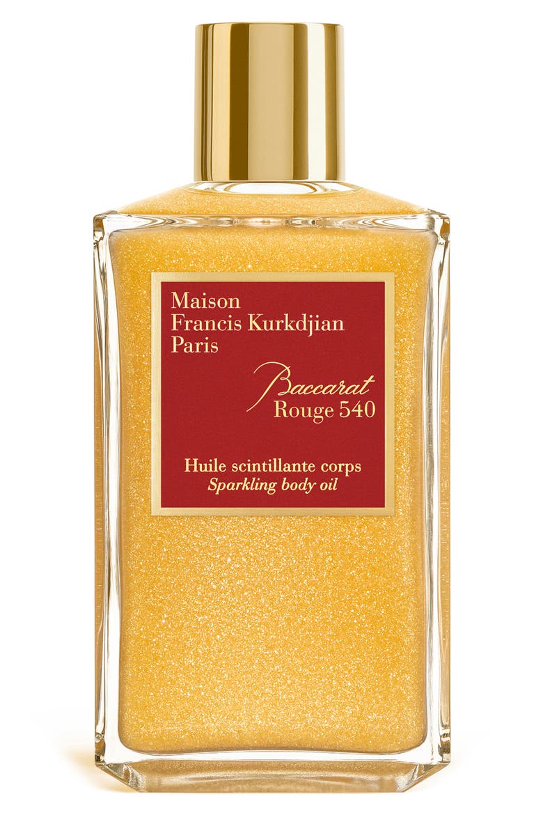 Baccarat Rouge 540 Scented Sparkling Body Oil, Main, color, NO COLOR