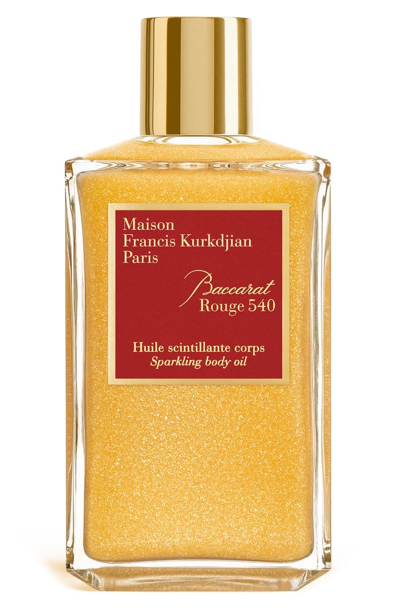 Maison Francis Kurkdjian Baccarat Rouge 540 Scented Sparkling Body Oil, Main, color, 