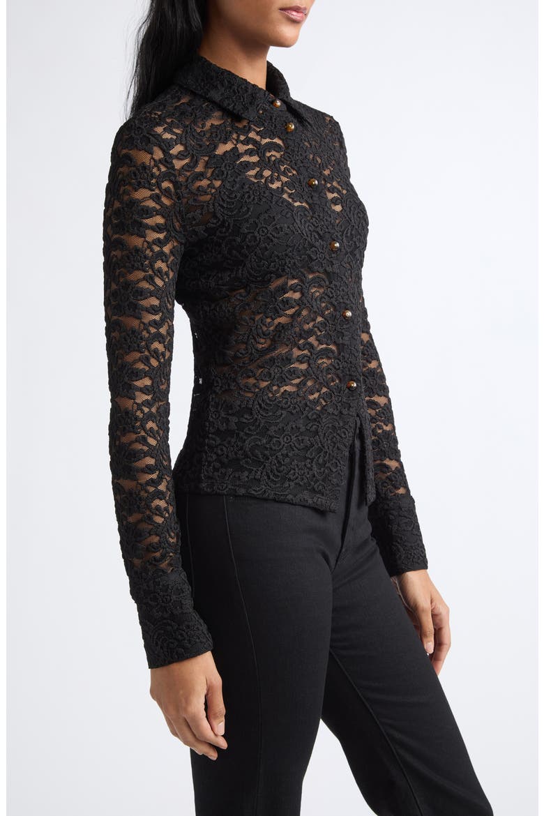 Wittaker Lace Shirt, Alternate, color, BLACK
