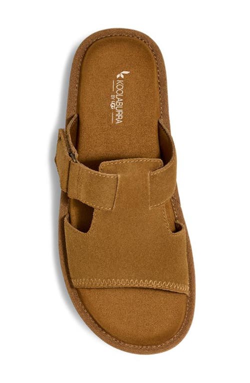Koolaburra By Ugg Women's Tizz Slide Sandals In Chestnut