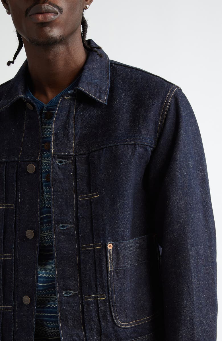 Railroad Embroidered Denim Jacket