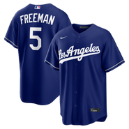 Nike Men's Nike Freddie Freeman Royal Los Angeles Dodgers Alternate Replica Jersey