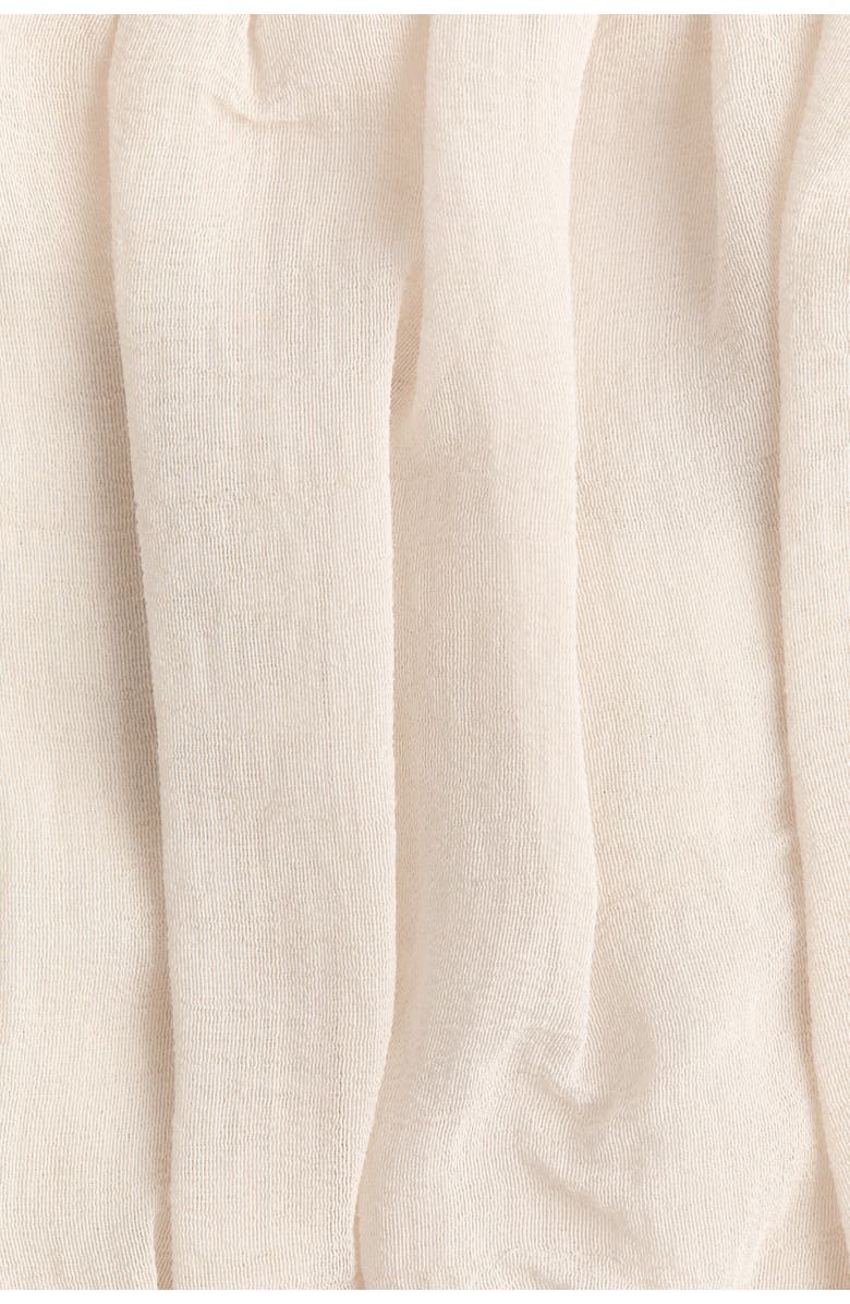 H&M Gathered Crop Top, Alternate, color, Light Beige