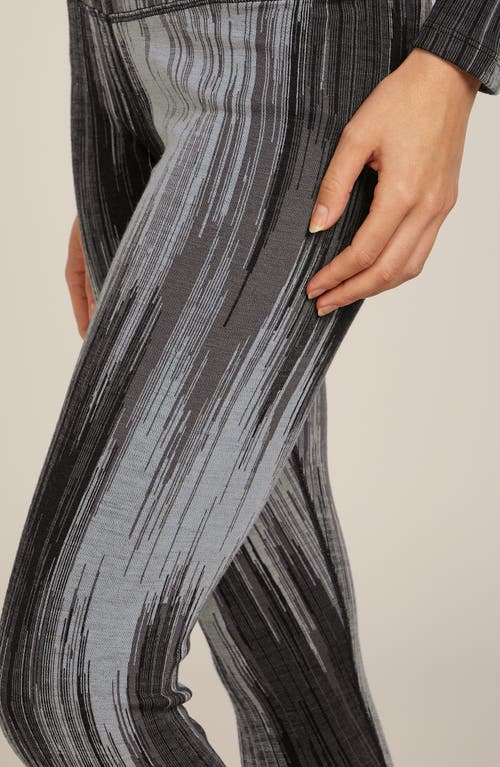 Icebreaker 260 Vertex Merino Wool High Waist Leggings In Black