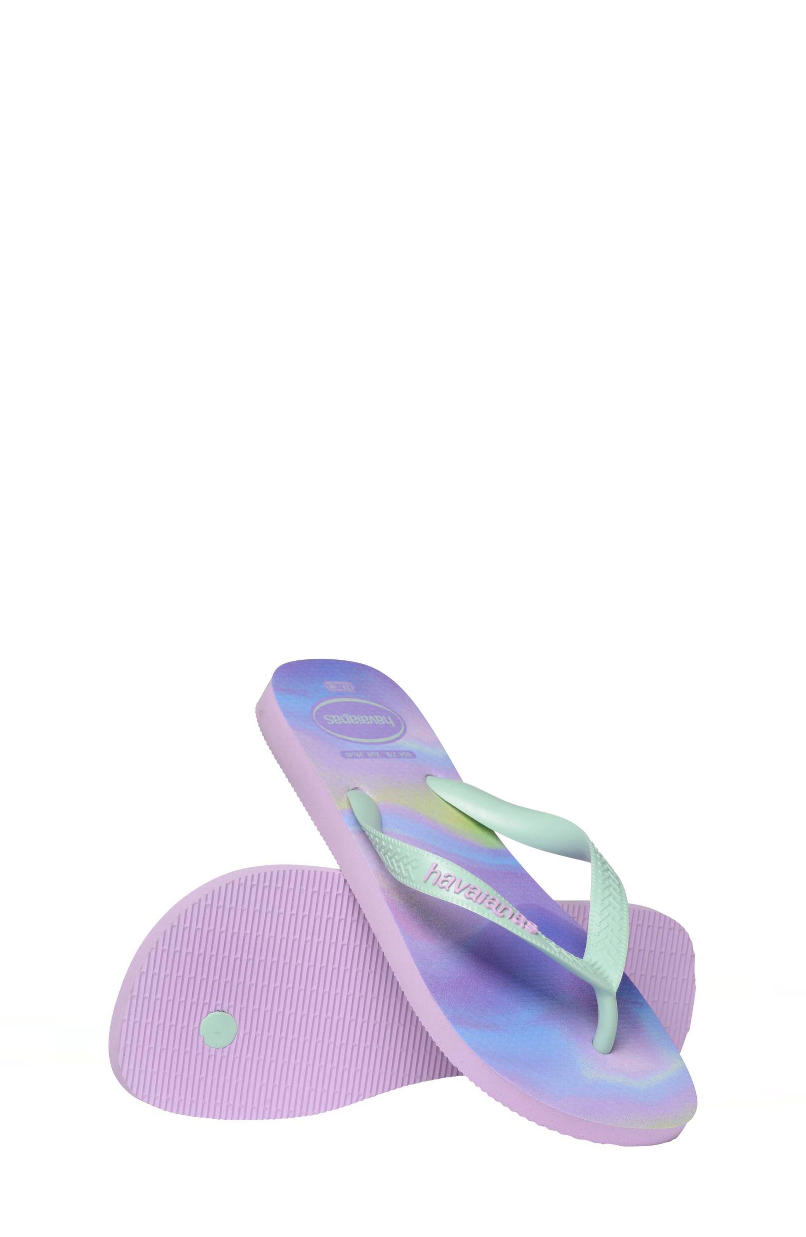 Havaianas Kids' Top Fashion Flip Flop, Alternate, color, Purple Fantasy